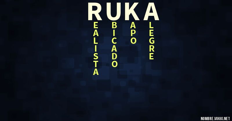 Acróstico ruka