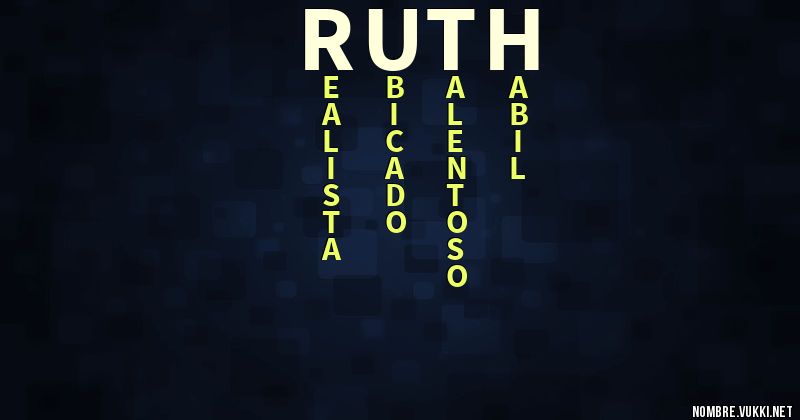 Acróstico ruth