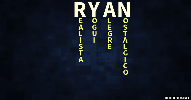 Acróstico ryan