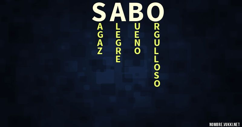 Acróstico sabo