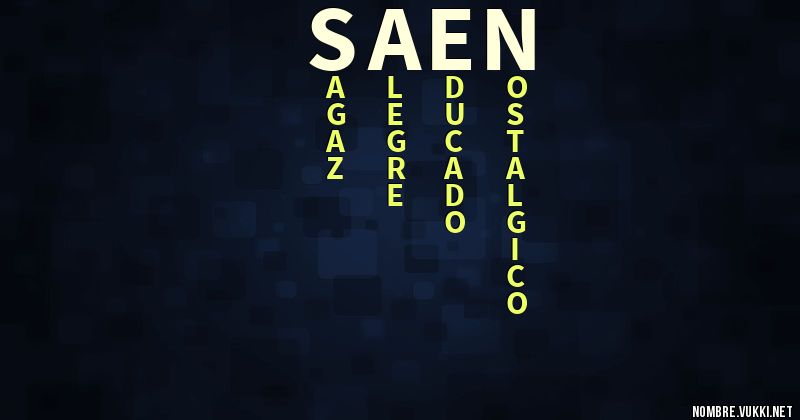 Acróstico saen