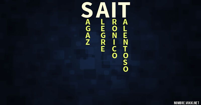 Acróstico sait