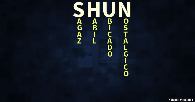 Acróstico shun