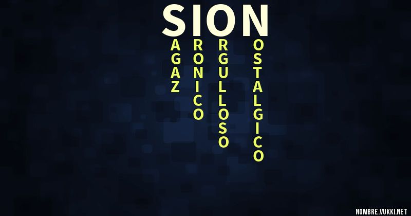 Acróstico sion
