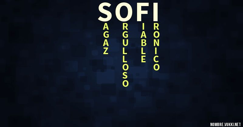 Acróstico sofi