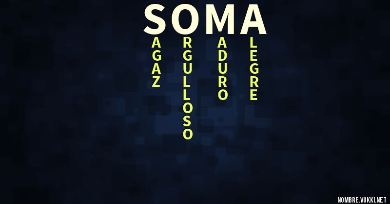 Acróstico soma