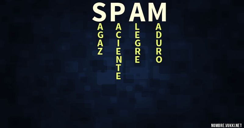 spam risk significado en español