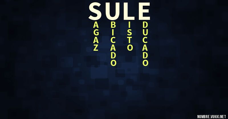 Acróstico sule