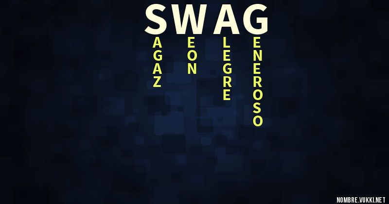 Acróstico swag