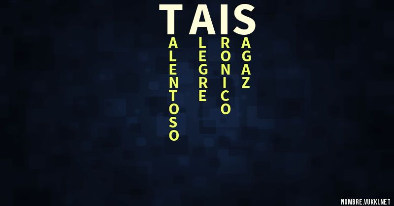 Acróstico tais