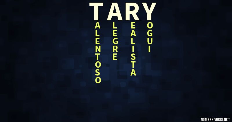 Acróstico tary