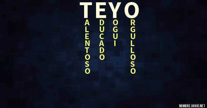 Acróstico teyo