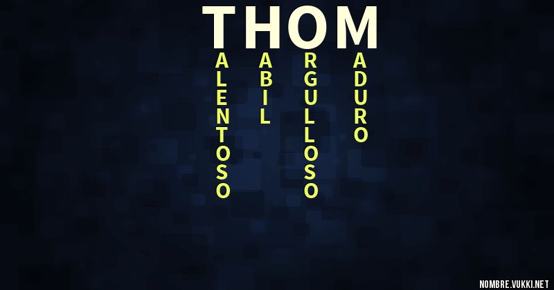 Acróstico thom