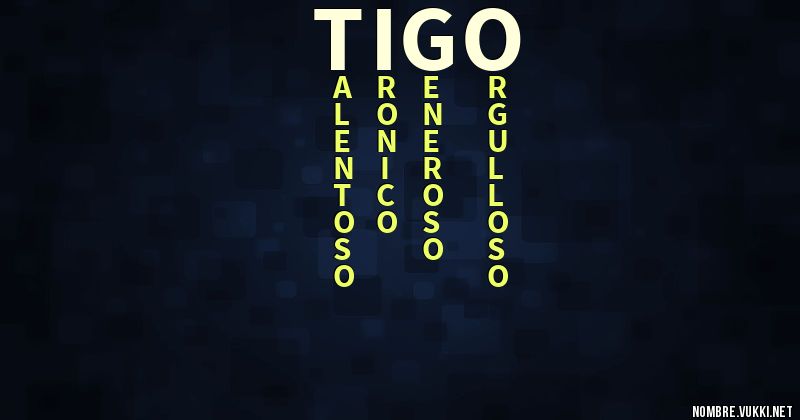 Acróstico tigo