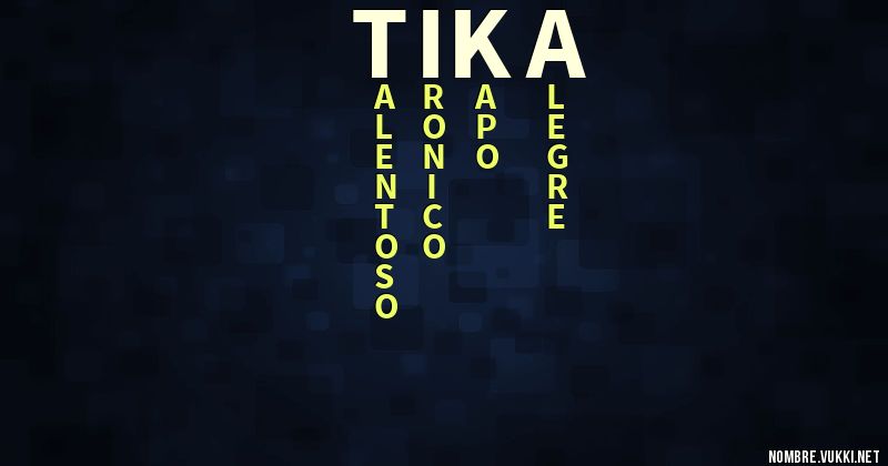 Acróstico tika