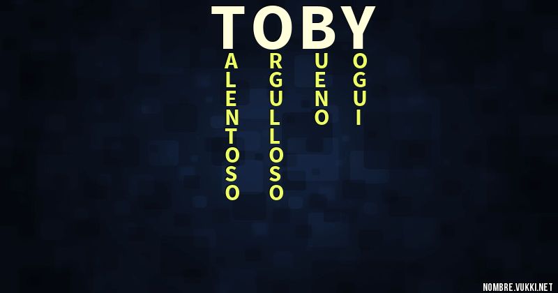 Acróstico toby