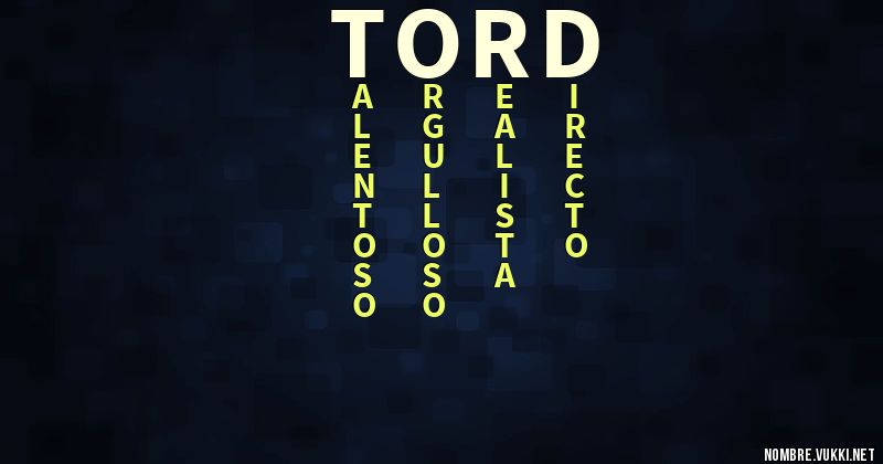 Acróstico tord