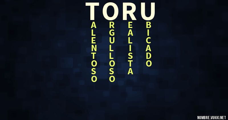 Acróstico toru
