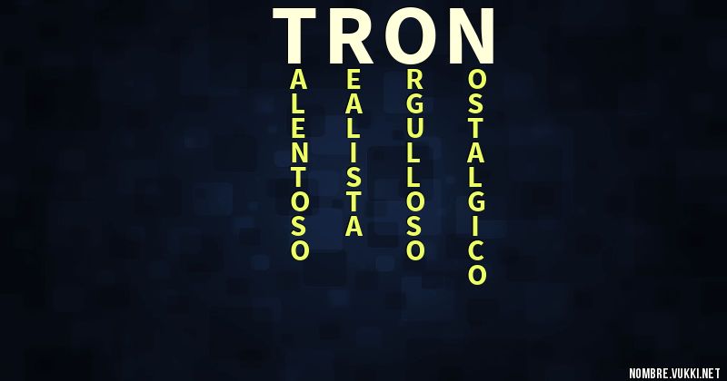 Acróstico tron