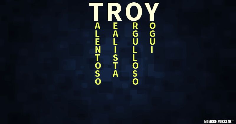 Acróstico troy