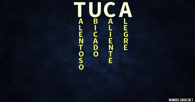 Acróstico tuca