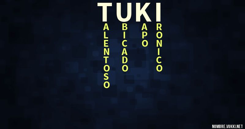 Acróstico tuki