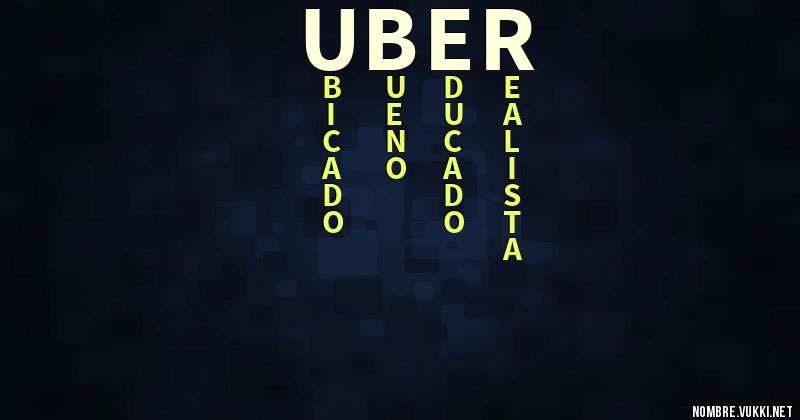 Acróstico uber