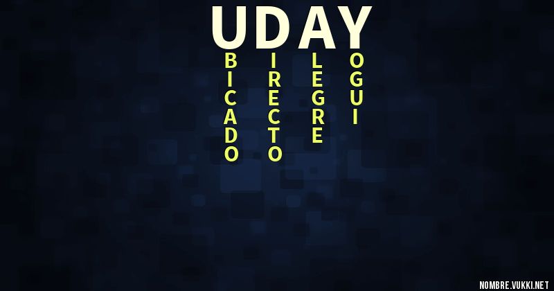 Acróstico uday