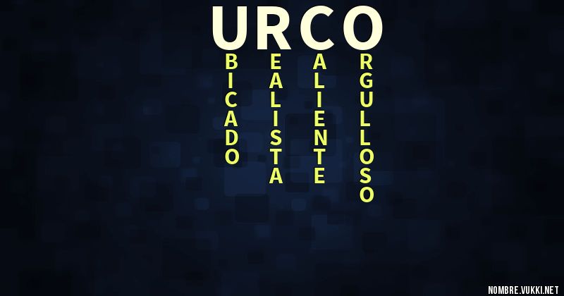 Acróstico urco