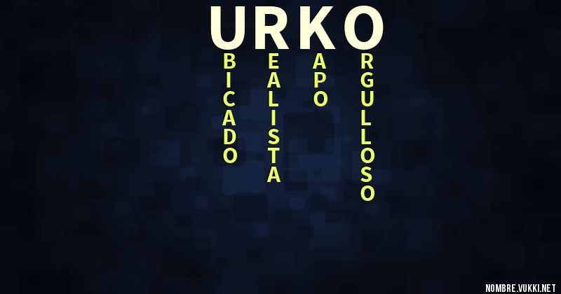 Acróstico urko
