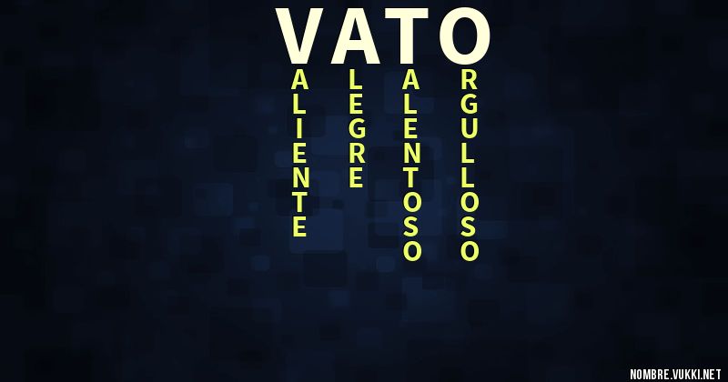 Acróstico vato
