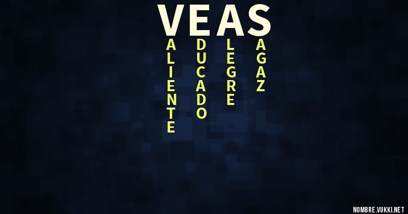 Acróstico veas