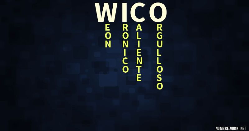 Acróstico wico