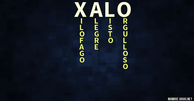 Acróstico xalo