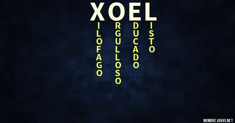 Acróstico xoel