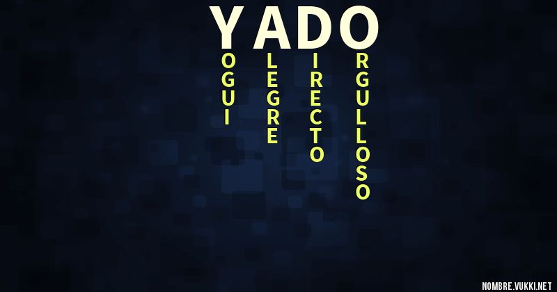 Acróstico yado