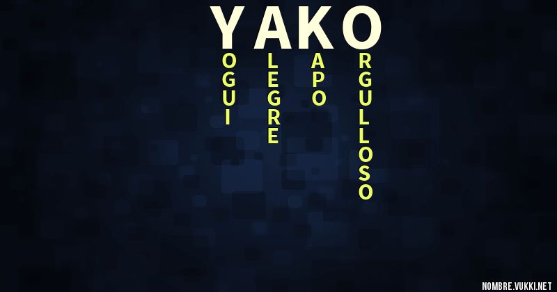 Acróstico yako