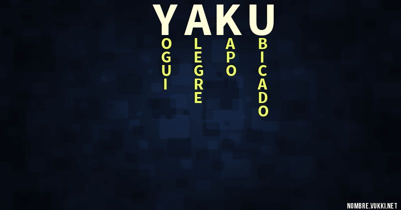 Acróstico yaku