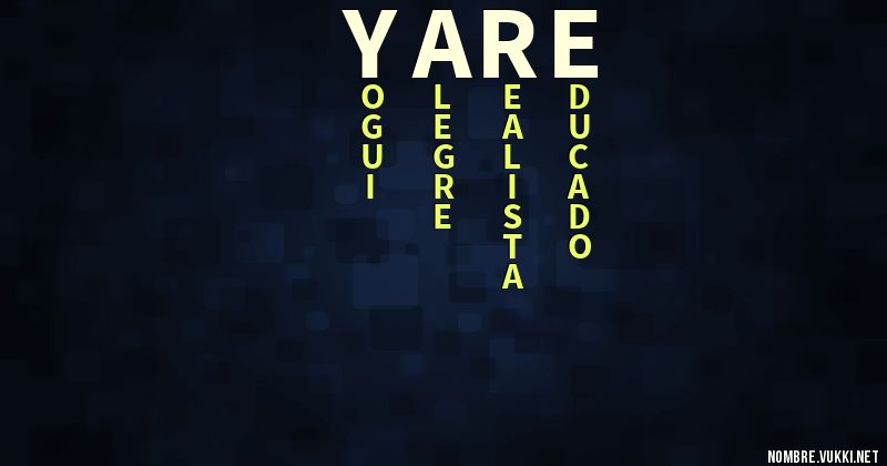 Acróstico yare
