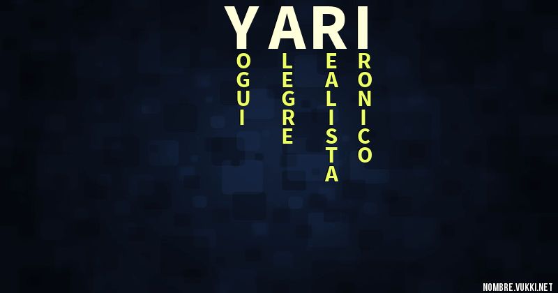 Acróstico yari