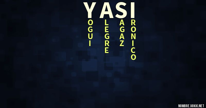 Acróstico yasi