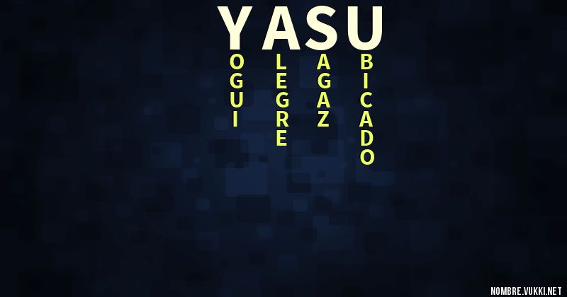 Acróstico yasu