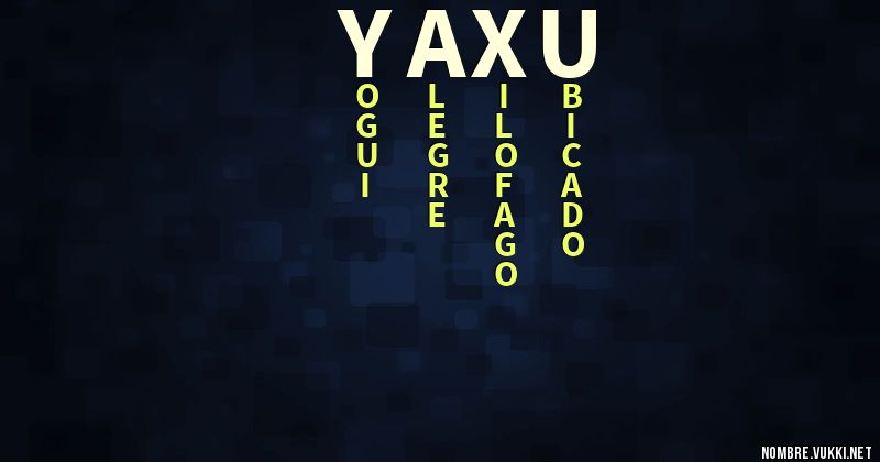 Acróstico yaxu