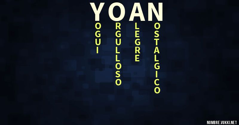 Acróstico yoan