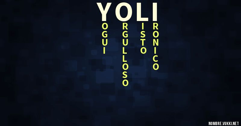 Acróstico yoli