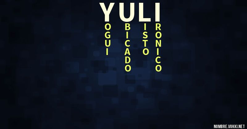 Acróstico yuli