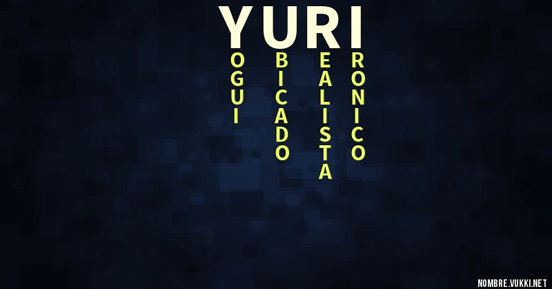 Acróstico yuri