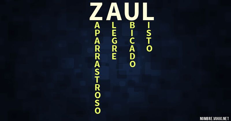 Acróstico zaul