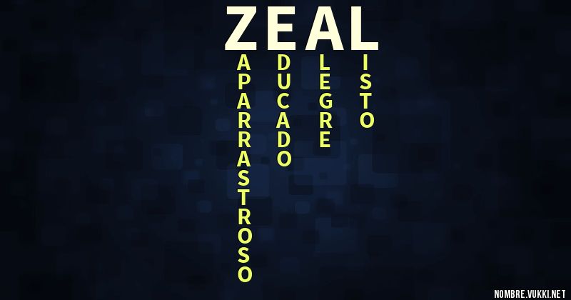 Acróstico zeal