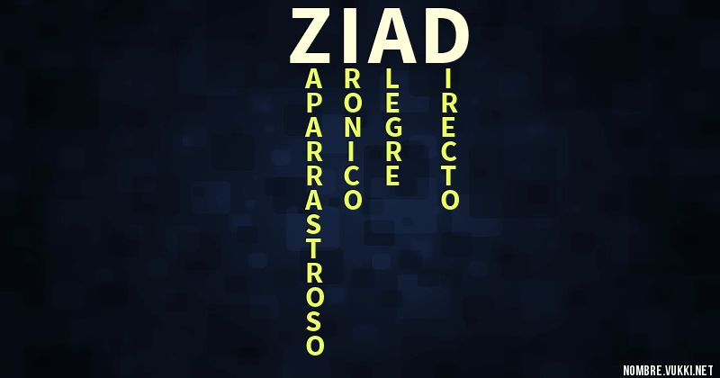 Acróstico ziad